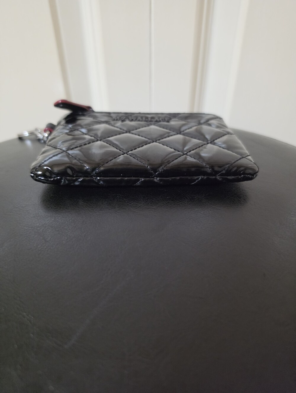 MZ Wallace Key Fob Pouch/Color: Black Lacquer - Picture 3 of 5